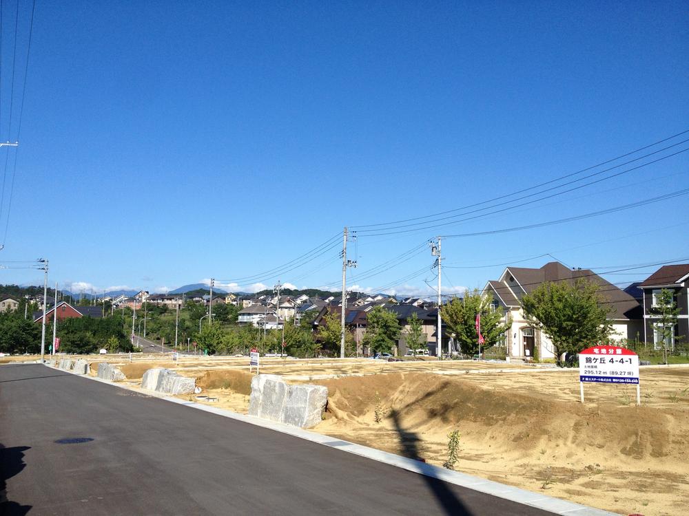 Local land photo. 4-chome appeared new districts of the new city block park familiar good location! (September 2013) Shooting