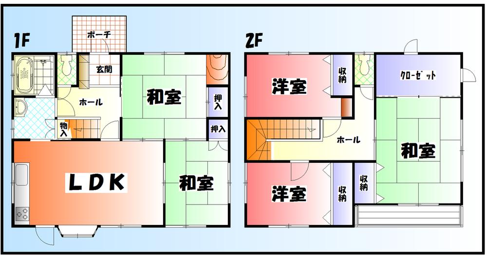 Floor plan. 33,800,000 yen, 5LDK, Land area 416.52 sq m , Building area 128.34 sq m