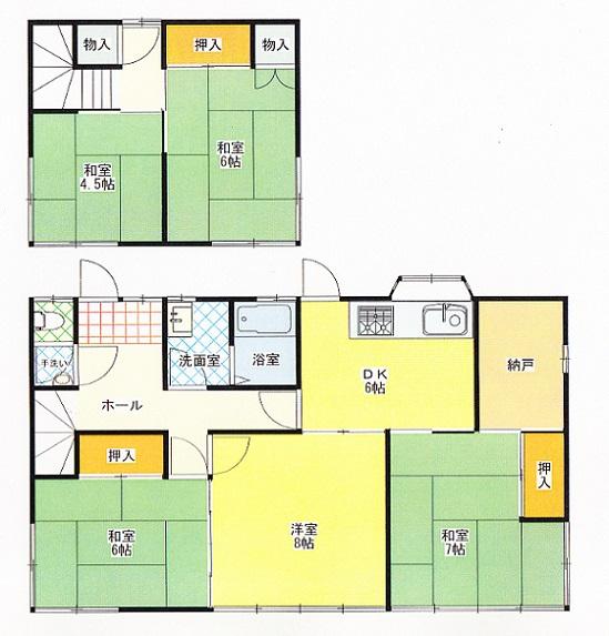 Floor plan. 17,900,000 yen, 5DK+S, Land area 293.98 sq m , Building area 115.8 sq m