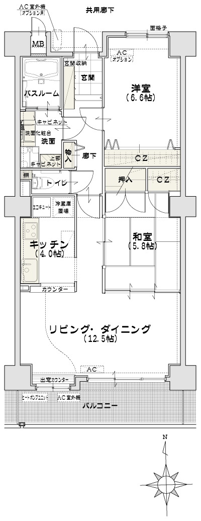 Floor: 2LD ・ K, the occupied area: 66.46 sq m, Price: 20,200,000 yen ~ 23,100,000 yen