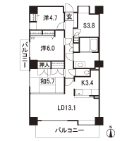 Floor: 3LD ・ K + S (service room), the occupied area: 83.97 sq m, Price: 26.7 million yen ~ 30 million yen