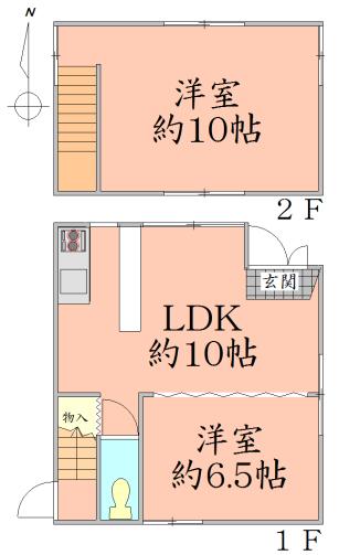 Floor plan. 34,800,000 yen, 5LDK, Land area 519.02 sq m , Building area 181 sq m away