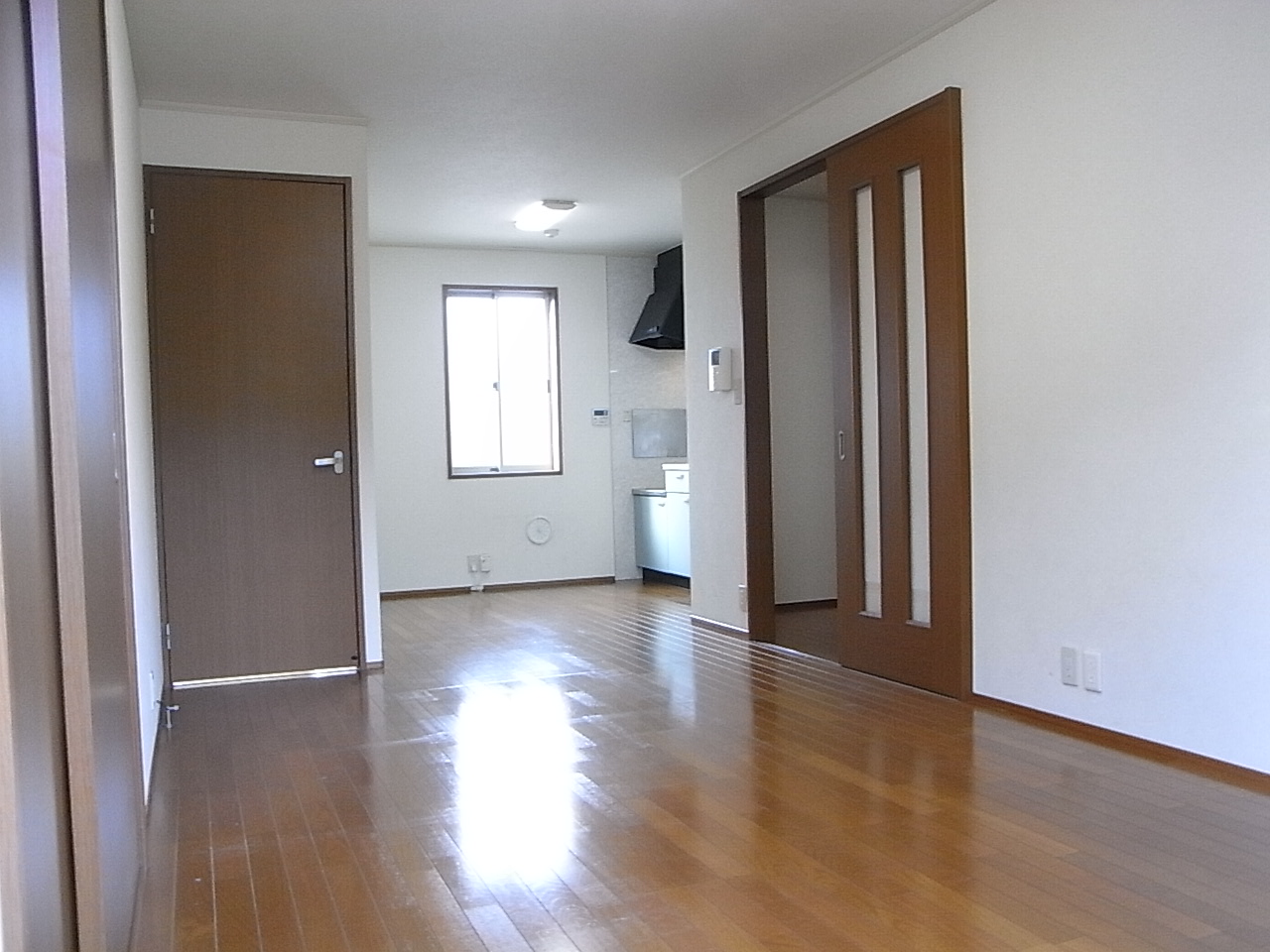 Living and room. Overlooking the kitchen from the living room.