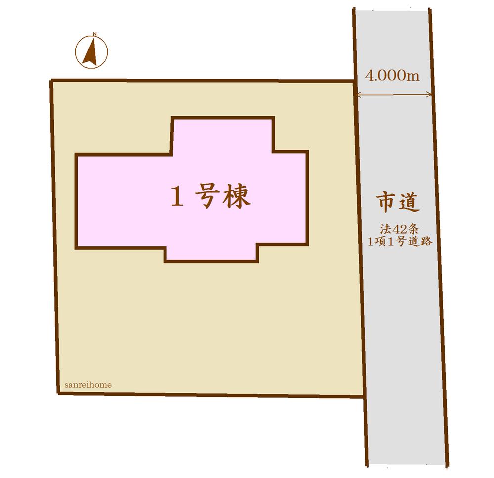 Compartment figure. 24,800,000 yen, 4LDK, Land area 235.77 sq m , Building area 105.99 sq m