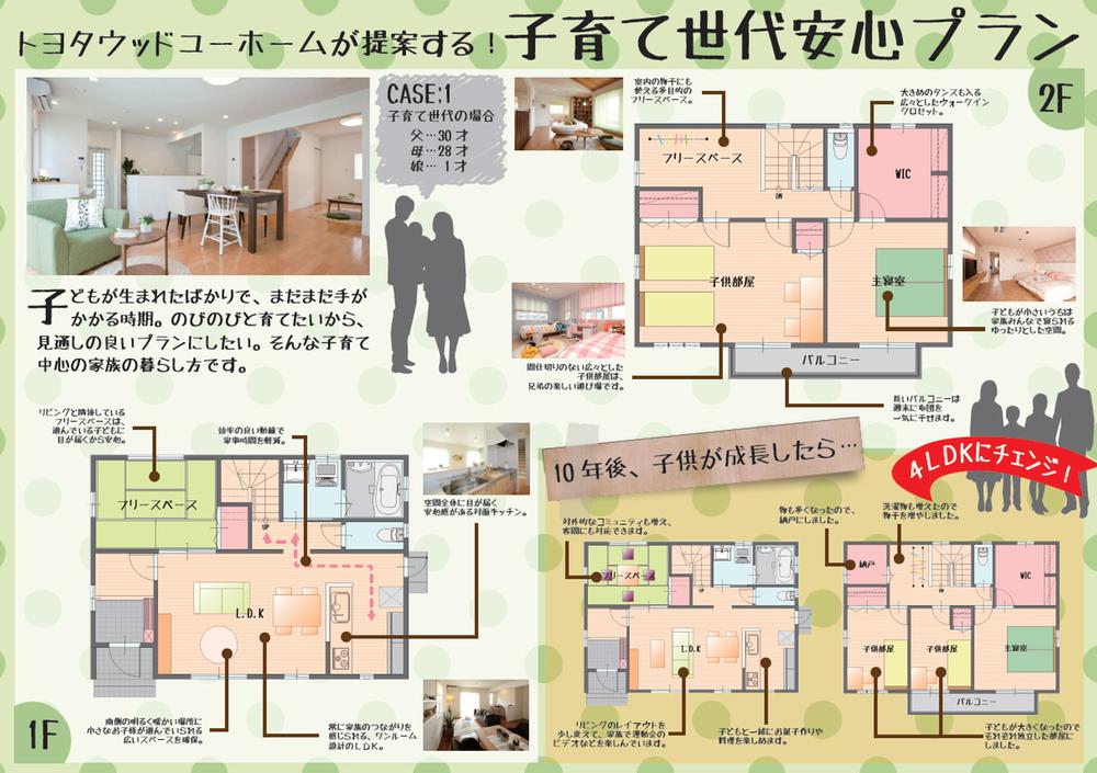 Building plan example (floor plan). Building plan example (compartment NO.25) 3LDK, Land price 18,509,000 yen, Land area 170.92 sq m , Building price 14,786,000 yen, Building area 114.27 sq m