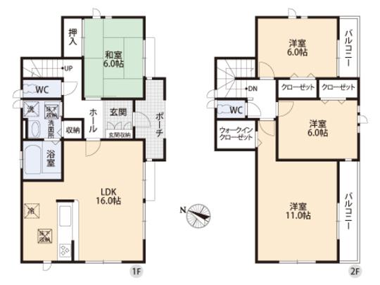 Floor plan. 26,800,000 yen, 4LDK, Land area 235.77 sq m , Building area 105.99 sq m floor plan