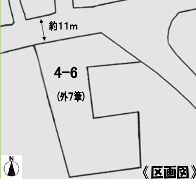Compartment figure. Land price 21 million yen, Land area 602.08 sq m