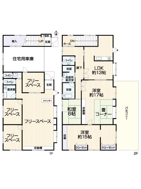 Floor plan. 29,800,000 yen, 3LDK, Land area 259.21 sq m , Building area 277.17 sq m
