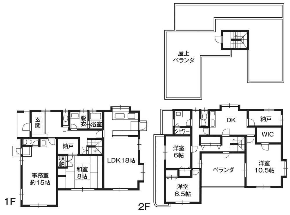 Floor plan. 32,800,000 yen, 5LDK + S (storeroom), Land area 509.38 sq m , Building area 191.28 sq m