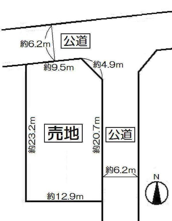 Compartment figure. Land price 6 million yen, Land area 304.79 sq m