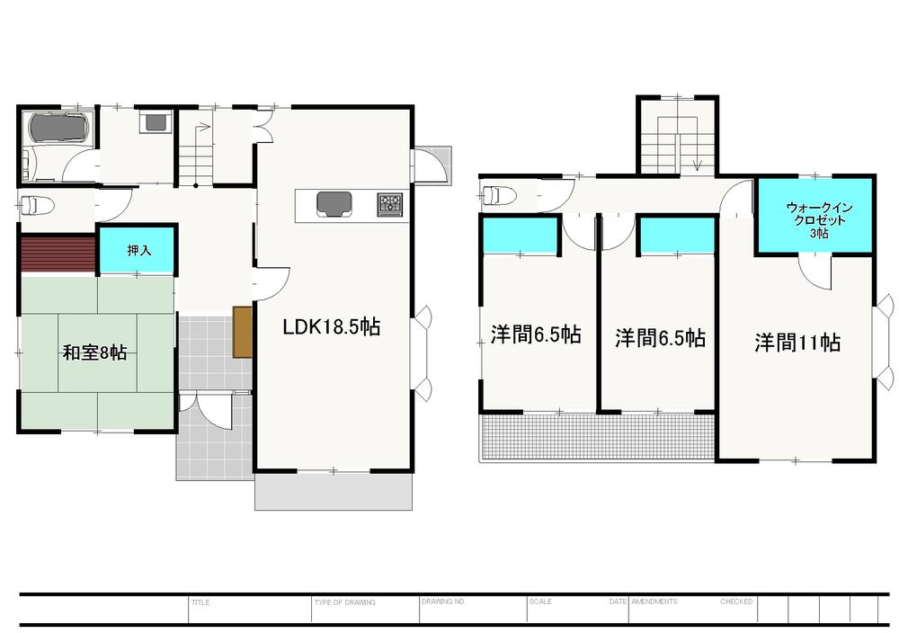 Floor plan. 12.9 million yen, 4LDK, Land area 227.59 sq m , Building area 124.21 sq m