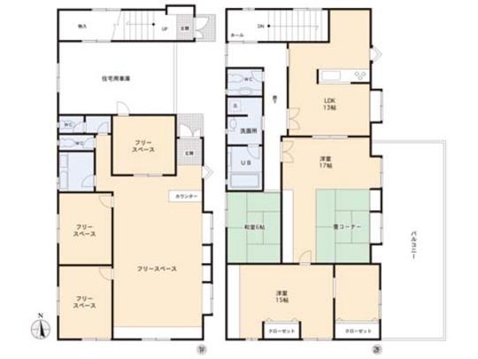 Floor plan. 29,800,000 yen, 3LDK, Land area 259.21 sq m , Building area 227.17 sq m floor plan