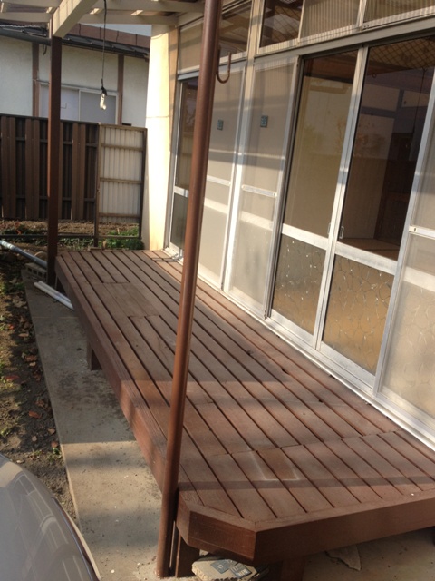 Other Equipment. Wood deck