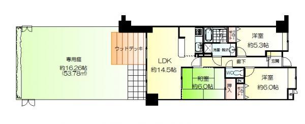 Floor plan. 3LDK, Price 16.8 million yen, Occupied area 70.08 sq m