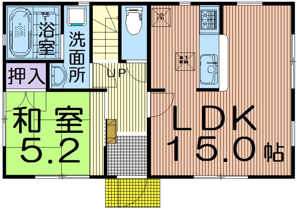 Floor plan. 26,900,000 yen, 4LDK, Land area 127.36 sq m , Building area 93.15 sq m (1F)