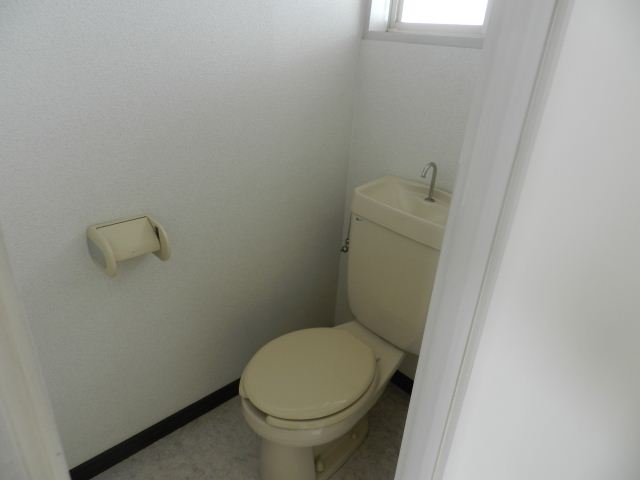 Toilet. It is convenient to be there is a window ventilation to the toilet.