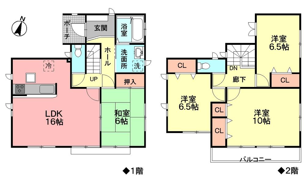 Floor plan. 27,800,000 yen, 4LDK, Land area 151.4 sq m , Building area 106.82 sq m