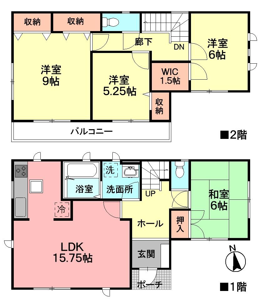 Floor plan. (1 Building), Price 29,800,000 yen, 4LDK+S, Land area 143.4 sq m , Building area 104.33 sq m