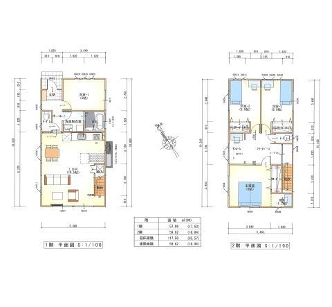 Floor plan. 30.5 million yen, 4LDK, Land area 168.46 sq m , Building area 117.58 sq m