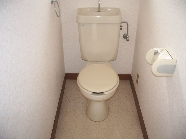 Toilet. Full of clean restroom