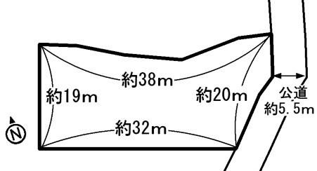 Compartment figure. Land price 10.9 million yen, Land area 596.88 sq m compartment view