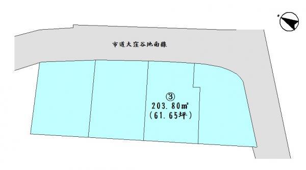 Compartment figure. Land price 16,380,000 yen, Land area 203.8 sq m