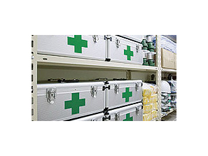Common utility.  [Disaster prevention stockpile warehouse] It has established a disaster prevention warehouse equipped with the emergency equipment required for emergency. (Same specifications)