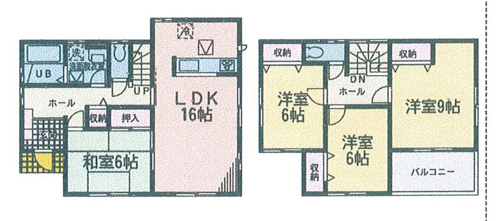 Floor plan. (1 Building), Price 30.5 million yen, 4LDK, Land area 169.37 sq m , Building area 105.98 sq m
