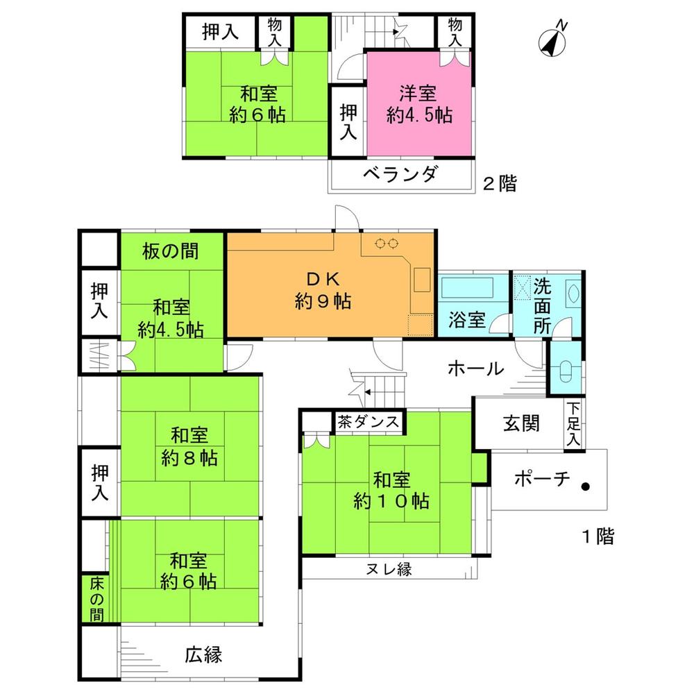 Compartment figure. 19 million yen, 6DK, Land area 317.09 sq m , Building area 138.24 sq m