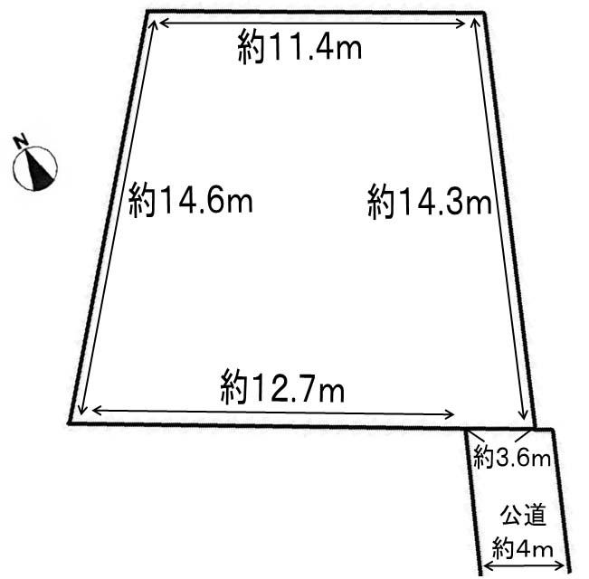 Compartment figure. Land price 6 million yen, Land area 203.9 sq m compartment view