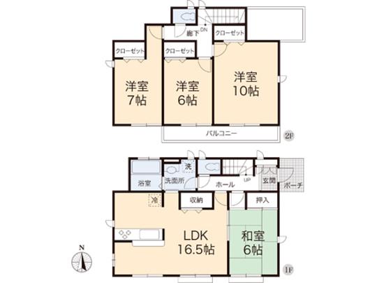 Floor plan. 39,800,000 yen, 4LDK, Land area 150.45 sq m , Building area 106.41 sq m floor plan
