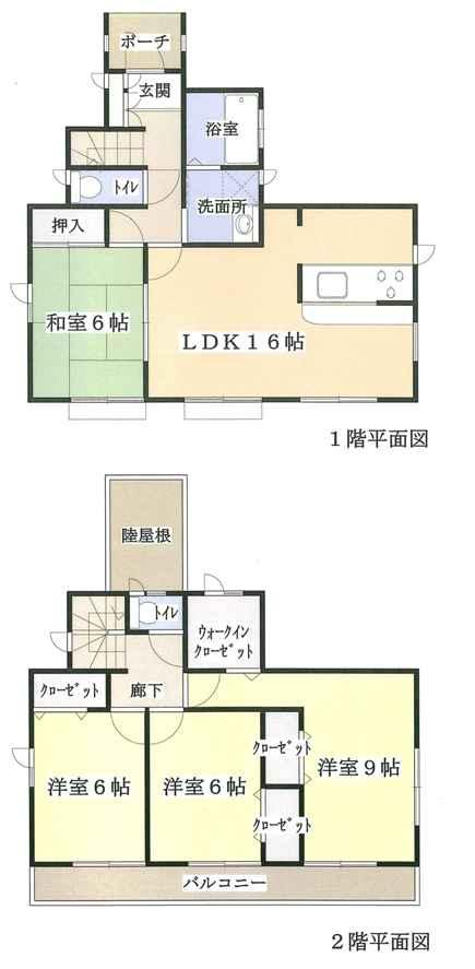 Floor plan. 24,800,000 yen, 4LDK + S (storeroom), Land area 177.8 sq m , There is a building area of ​​103.5 sq m parking space 2 cars.