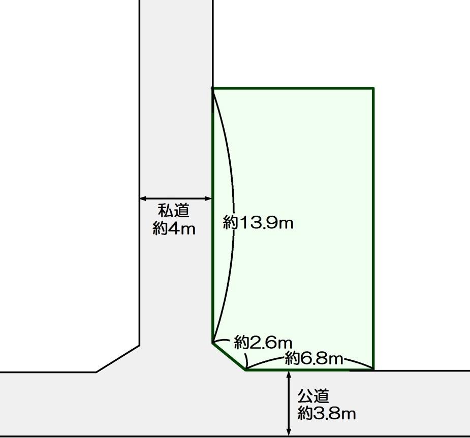 Compartment figure. Land price 8.5 million yen, Land area 139.11 sq m