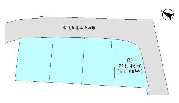 Compartment figure. Land price 18.1 million yen, Land area 216.46 sq m