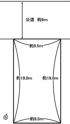 Compartment figure. Land price 14.9 million yen, Land area 180.61 sq m