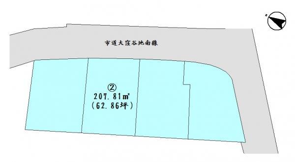 Compartment figure. Land price 16,730,000 yen, Land area 207.81 sq m