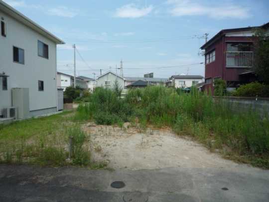 Local land photo. The subject real estate as seen from the east side