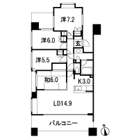 Floor: 4LDK, the area occupied: 86.2 sq m, Price: 36,981,000 yen ~ 42,125,000 yen
