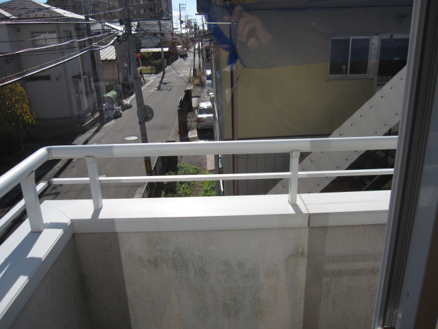 Balcony. Is the view from the second floor balcony.