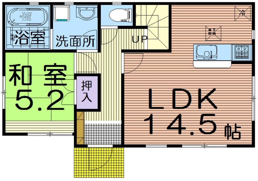 Floor plan. 27,900,000 yen, 4LDK, Land area 180.19 sq m , Building area 98 sq m (1F)