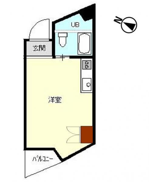 Floor plan. Price 3.48 million yen, Occupied area 17.64 sq m
