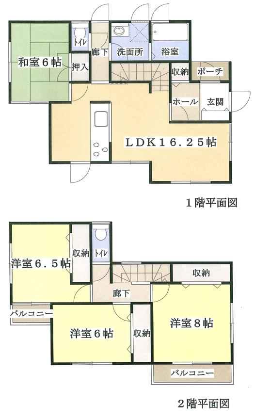 Floor plan. 29.5 million yen, 4LDK, Land area 152.7 sq m , We are selling the site of the building area 105.98 sq m 4 buildings.