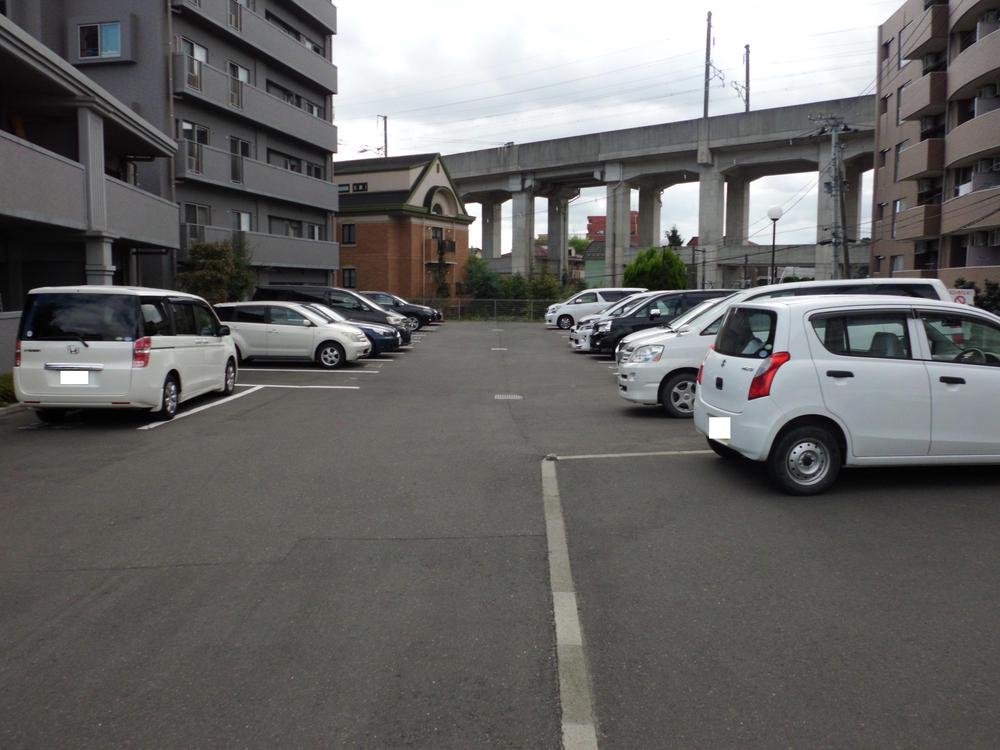 Parking lot. Plane parking (September 2013) Shooting