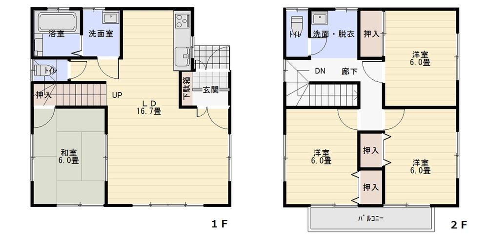 Floor plan. 27,800,000 yen, 4LDK, Land area 139.56 sq m , Building area 96.26 sq m