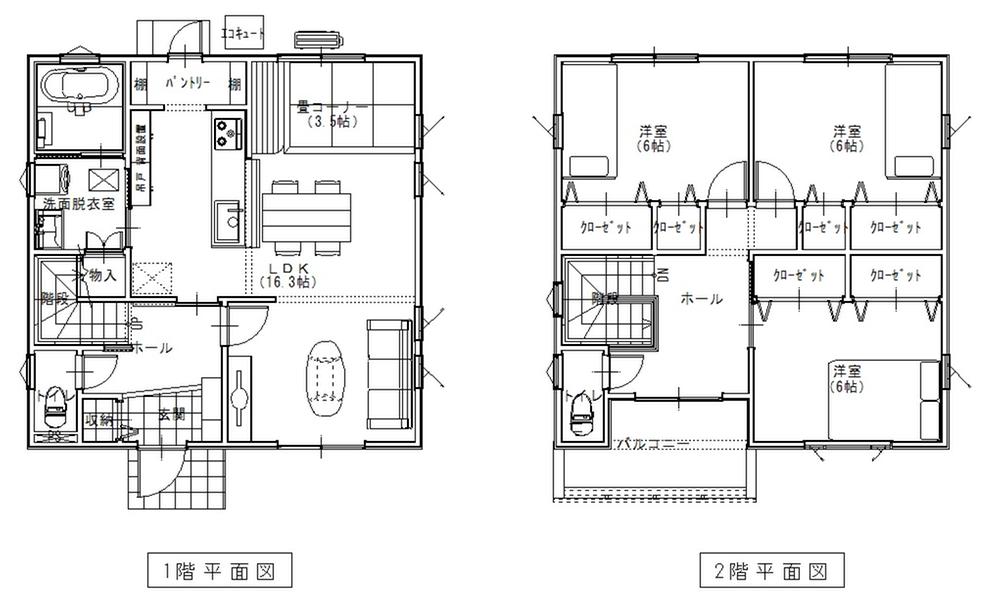 Floor plan. 37.5 million yen, 3LDK, Land area 137 sq m , Building area 111.51 sq m
