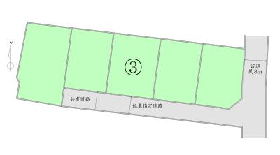 Compartment figure. Land price 23.5 million yen, Land area 153.17 sq m