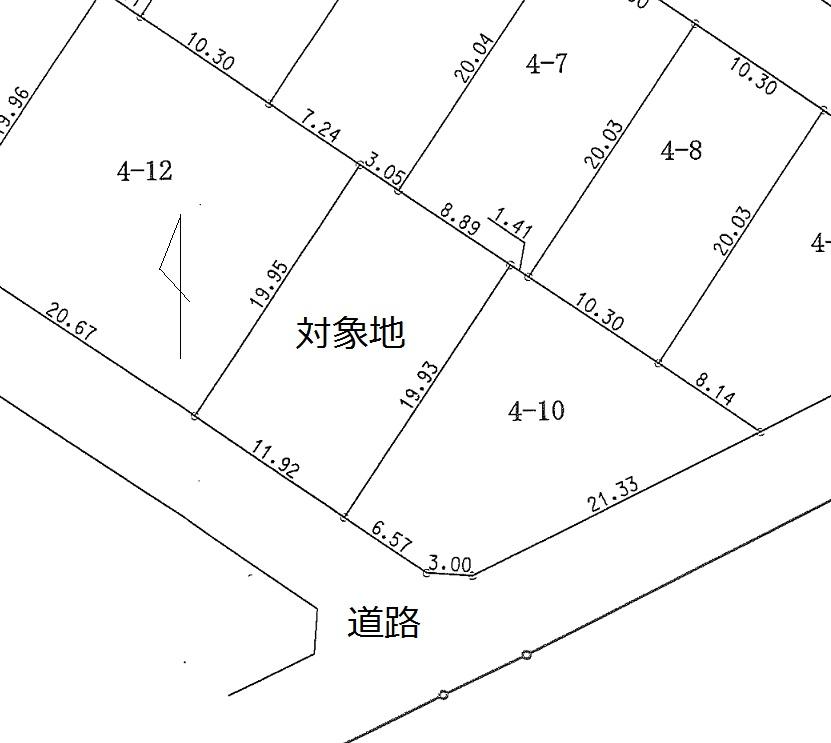 Compartment figure. Land price 9 million yen, Land area 238 sq m