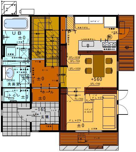 Floor plan. 28.5 million yen, 3LDK + S (storeroom), Land area 145 sq m , Building area 96.05 sq m 1F Mato