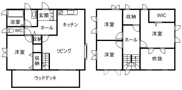 Floor plan. 8.5 million yen, 4LDK, Land area 228.32 sq m , Building area 118 sq m