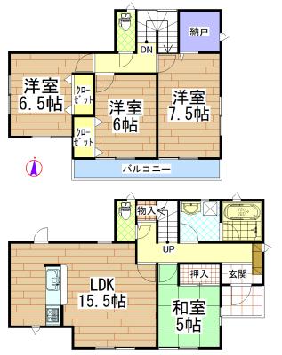 23,900,000 yen, 4LDK+S, Land area 194.22 sq m , Building area 98.01 sq m